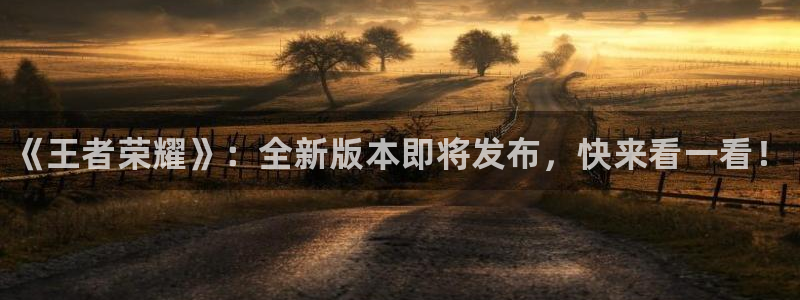 天美娱乐测速：《王者荣耀》：全新版本即将发布，快来看一看！