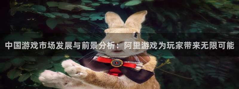 天美娱乐平台负责人：中国游戏市场发展与前景分析：阿里游戏为玩