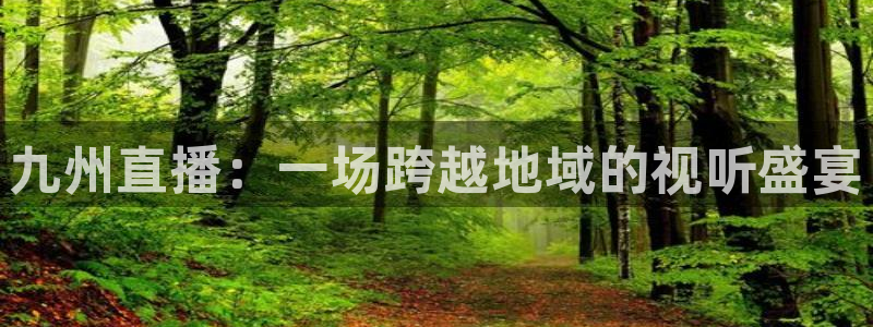51视频在线直播nba：九州直播：一场跨越地域的视听盛宴